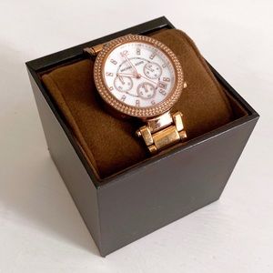 Michael Kors Women's Rose Gold Parker Watch